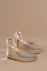 Manebi espadrilles Wedge Espadrilles sárga, női, platformos, H 3.1 WV - arany Női 41