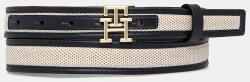 Tommy Hilfiger bőr öv sötétkék, női, AW0AW17249 - sötétkék 90