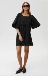 Undress Code vászon ruha Gaia Dress fekete, mini, harang alakú, 891 - fekete S