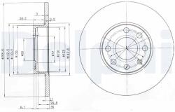 DELPHI Disc frana DELPHI BG3402 (BG3402) - fixbox
