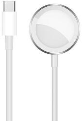 Apple Watch mágneses töltő adatkábel USB-C csatlakozóval, 1m, fehér