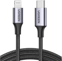 UGREEN - kábel USB-C - Lightning, PD, Fast Charging , 3A, 480 Mbps, 1m - Fekete - 60759 (60759)
