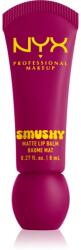 NYX Cosmetics Smushy Matte Lip Balm ajakbalzsam matt hatással árnyalat Silly Sippin' 8 ml