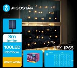 Aigostar - LED соларна коледна гирлянда 100xLED/8 функции 4x1m IP65 топла бяла (AI0432)