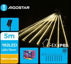 Aigostar - LED соларен коледен гирлянд 192 LED/8м IP65 топла бяла светлина (AI1206)