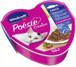 Vitakraft nedves macskaeledel Vitakraft Cat Poesie Creation tőkehal tészta 85g