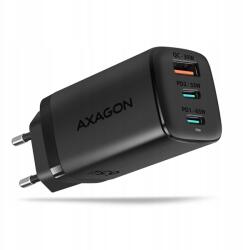 AXAGON ACU-DPQ65 Hálózati töltő, GaN 65W, 3x port (usb-a dual Usb-c), PD3+, (ACU-DPQ65)