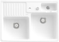 Villeroy & Boch Double-Bowl kerámia mosogató 89.5x63 cm fehér 632392R1