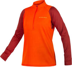 ENDURA Singletrack Fleece női kerékpáros hosszú ujjú XL narancssárga|vörös