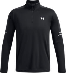 Under Armour Férfi Under Armour Tech Utility 1/4-es cipzáras edzés hosszú ujjú L fekete