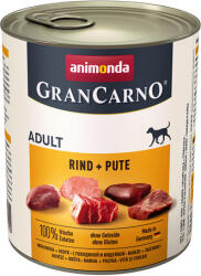 Animonda Grancarno Adult marhás és pulykas Konzerv (6 x 400 g) 2.4kg