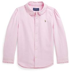 Ralph Lauren gyerek ing pamutból rózsaszín, 312929954002 - rózsaszín 102-108