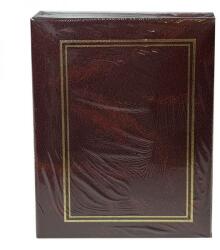 P&O Egyszínű kisméretű bedugós fényképalbum - 36 db 10x15 cm - barna (DPH4636G-CLASSIC-BARNA-BORDOS)
