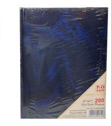 P&O Klasszikus könyvkötött fényképalbum - 200 db 10x15 cm - kék (CHBB46200M-1KEK)