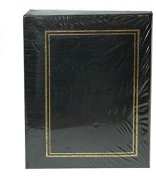 P&O Egyszínű kisméretű bedugós fényképalbum - 36 db 10x15 cm - fekete (DPH4636G-CLASSIC-FEKETE)