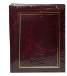 P&O Egyszínű kisméretű bedugós fényképalbum - 36 db 10x15 cm - burgundi vörös (DPH4636G-CLASSIC-PIROS)