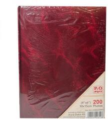 P&O Klasszikus könyvkötött fényképalbum - 200 db 10x15 cm - bordó (CHBB46200M-1BORDO)