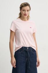 Levi's pamut póló női, rózsaszín - rózsaszín S