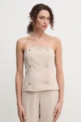 GUESS top BECKY bézs, sima, 5RGH10 7115A - bézs 40