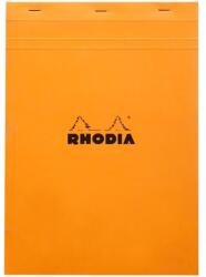  Blocnotes A4, capsat, 80 file, N°18, Rhodia Basic, orange