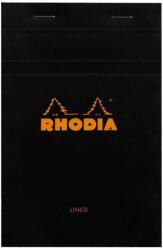  Blocnotes 11 x 7 cm, capsat, 80 file, N°14, Rhodia Basic, black, matematica