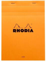 Blocnotes A5, capsat, 80 file, N°16, Rhodia Basic, orange, matematica