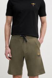 Aeronautica Militare rövidnadrág zöld, férfi, BF017F459 - zöld M