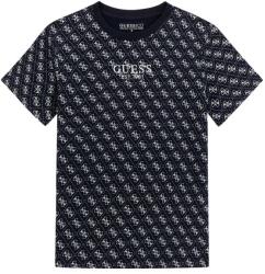 GUESS Тениска с къс ръкав за момче в тъмно син цвят с бели лога Guess