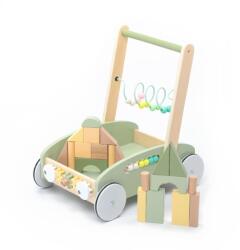 UMU Toys Premergator verde din lemn cu cuburi 5 in 1 UMU Toys (UM_1342)