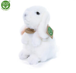 Rappa Iepure alb de pluș în picioare 18 cm ECO-FRIENDLY
