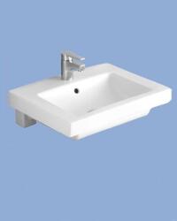 Alföldi 5129 R1 (easyplus) középen fúrt, 55x44cm-es beépíthető mosdó (ALI5129L1R1)