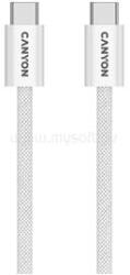 CANYON cable OnWire 60MG C-C 60W Magnet Braided 1m White (CND-CCMG60AB15W) (CND-CCMG60AB15W)