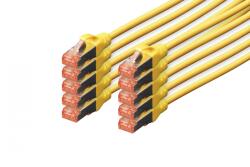 ASSMANN DK-1644-005-Y-10 мрежов кабел Жълт 0, 5 м Cat6 S/FTP (S-STP) (DK-1644-005-Y-10)