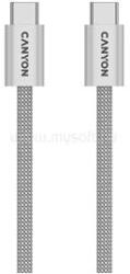 CANYON cable OnWire 60MG C-C 60W Magnet Braided 1m Light Grey (CND-CCMG60AB15LG) (CND-CCMG60AB15LG)