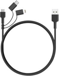 AUKEY Кабел за данни AUKEY, Impulse Series, 3-in-1 USB Cable (CB-BAL5) (CB-BAL5)