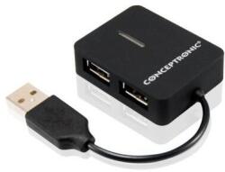 Conceptronic C4PUSB2 hálózati csatlakozó 480 Mbit/s (C4PUSB2) (C4PUSB2)