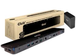 Club 3D CLUB3D CSV-1564W100 dokkoló állomás és port replikátor Dokkolás USB 3.2 Gen 1 (3.1 Gen 1) Type-C Fekete (CSV-1564W100) (CSV-1564W100)