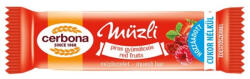 Cerbona Müzliszelet 20 g, CERBONA, piros gyümölcs hozzáadott cukor nélkül - delfinbuvar