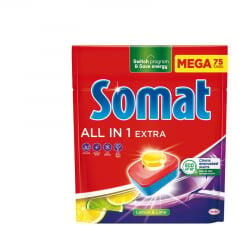 Somat Mosogatógép tabletta 75 db/doboz All in One Lemon&Lime (C65506) (C65506)