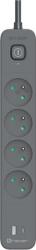Tracer Power Line 4 Plug + 3 USB 1,5 m Switch (TRALIS47026)