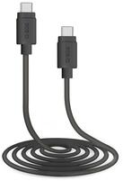 SBS USB-C - USB-C Adatkábel, Fekete