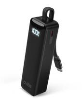 SBS 5000mAh LCD USB-C powerbank, fekete (TEBB5000LCDTCK) (TEBB5000LCDTCK)