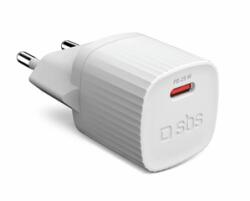 SBS Eco 25W USB-C Hálózati töltő, fehér (TETR1CPD25WGRS) (TETR1CPD25WGRS)