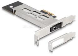 Delock PCI expressz kártya mobil-rack 1 x M. 2 NMVe SSD-hez - alacsony profilú formatényező (DL47028) (DL47028)