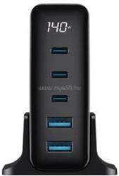 Havit UCLE004 Mobile series GaN 140W - Utazó töltő EU (fekete) (UCLE004_EU) (UCLE004_EU)