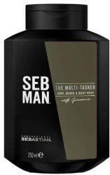 Sebastian Professional Seb Man The Multi-Tasker 250 ml sampon multifunctional de corp, barba si par pentru bărbați