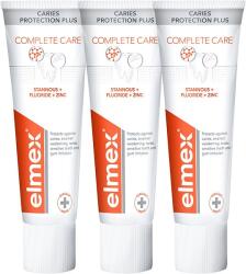 Elmex Caries Protection Complete Care pastă de dinți revigorantă 6+ ani 3x75 ml