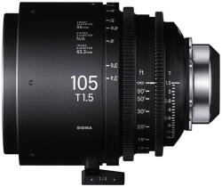 Sigma 105mm T1.5 FF High Speed Prime Cine Objektív - Canon EF (25M966)
