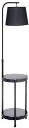 Venti Lampadar cu masă 1xE27/60W/230V USB negru (VE0563)