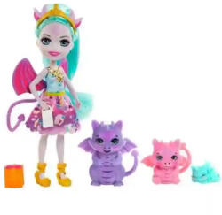 Mattel Enchantimals Deanna Dragon és sárkány családja (GYJ09) - morzsajatekbolt